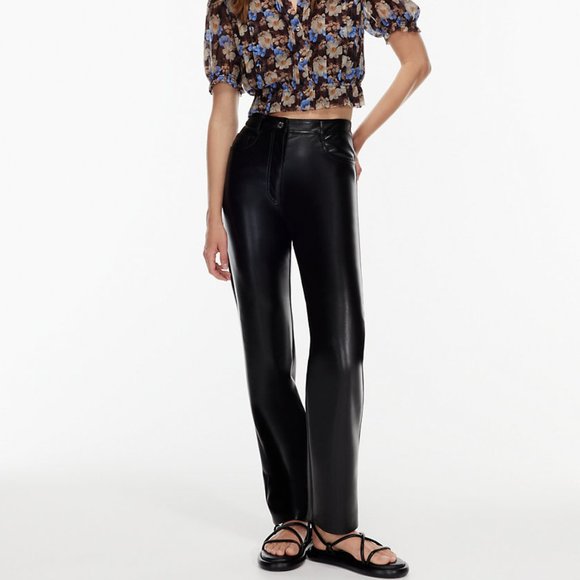 Aritzia Pants - NWT Aritzia Melina Pant Wilfred Vegan Leather High Rise Size 0